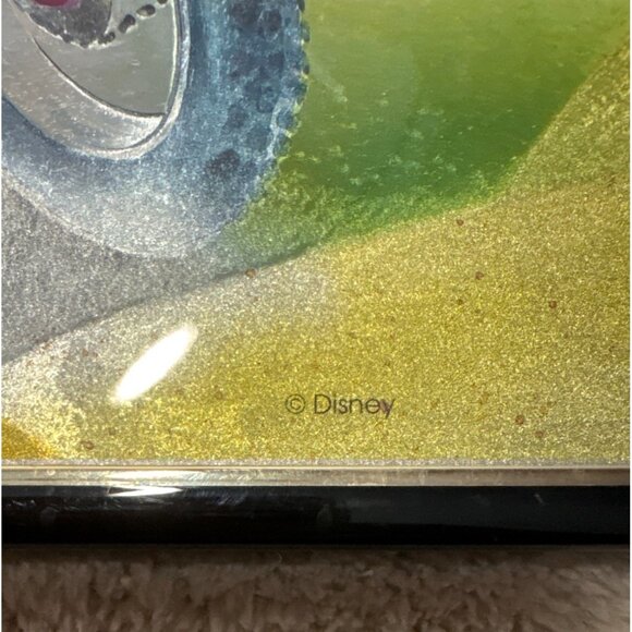 Goofy & Mickey Mouse Foil Art Prints Set Of 2 Black Frames 8 x 10" Vtg Disney - Picture 7 of 9